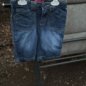 The Children’s Place Stylish Blue Denim Kids Jean Shorts Adjustable Waist 6X/7